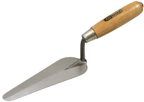 KS Tools - 144.0132 - Truelle langue de chat - Lame acier - Manche bois - 140 mm