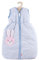 Heless 1193 - Schlafsack für Puppen, mit Bären- oder Hasenapplikation, Reißverschluss, kuschelweich, 1 von 2 Designs (zufällige Auswahl), Größe 28 - 35 cm