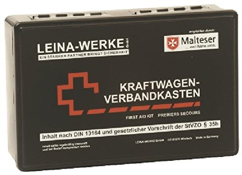 KFZ-Verbandkasten Standard ro LEINA 635140/10005 DIN 13164