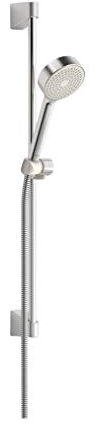 Hansa 44780213 Set Basicjet Parete, Kit di Montaggio, doccetta, Flessibile | Asta 650 mm, Diametro Testa Ø 95 mm, 1 Getto, Tubo Doccia: 1750 mm, Cromo