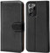 Verco Handyhülle für Samsung Note 20 Ultra Hülle, Klapphülle für Samsung Note 20 Ultra Tasche PU Leder Flip Case Brieftasche, Schwarz