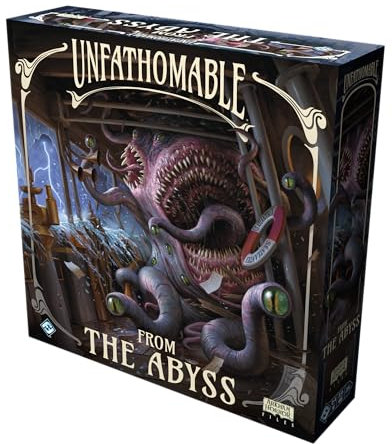 Fantasy Flight Games Unfathomable: from The Abyss Board Game Expansion - Deeper Peril on The SS Atlantica! Cooperatives Horror-Strategiespiel, ab 14 Jahren, 3-6 Spieler, 2-4 Stunden Spielzeit