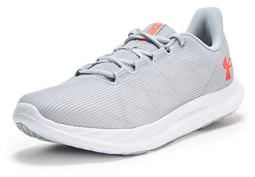 Under Armour Men's Charged Speed Swift Sneaker, (011) Mod Gray/Mod Gray/Ares Red, 11 UK