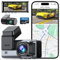 Alltotive R5 Pro Dash Cam 4K/2.5K per Auto, Telecamera Doppia Anteriore e Posteriore, WiFi 5GHz, GPS, SD 128GB Inclusa, Schermo IPS 3.16, Parcheggio 24H, Visione Notturna, G-Sensor, 256GB Max