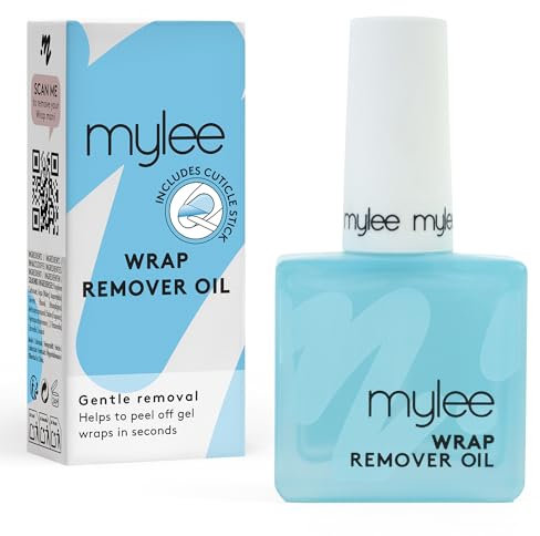 Mylee Oil 15 ml - Rimozione delicata e rapida di pellicole in gel senza acetone - Formula nutriente e idratante, vegano e senza sperimentazione su animali