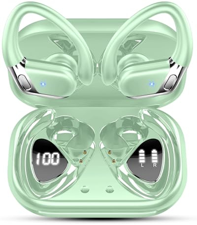 Matast Cuffie Bluetooth, Auricolari Bluetooth 5.4 Sport con HiFi Stereo, 50 Ore Cuffie Wireless In Ear Cancellazione Rumore ENC e 4 HD Mic, IP7 Impermeabile Cuffiette, Cuffie Senza