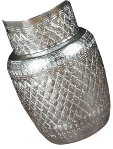 TOYANDONA Pichet Métal à Large Poignée Cruche Polyvalente pour Vin Eau Lait et Jus Usage Domestique et Fêtes Design et Facile à Tenir