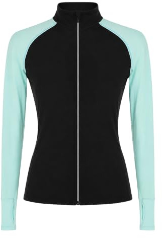 Kmarouse Chaqueta Patinaje Artístico Mujer Zip Training Pista Hielo