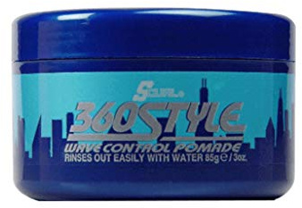 Lusters S-Curl 360 Wave Control Pomade 3 Ounce (88ml) (3 Pack)