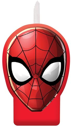 Spider-Man Birthday Candle - 4 1/2 - Red - 1 Pc