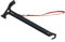 Triwonder Camping Zelt Hammer Leichte Outdoor-Multifunktions Hammer Aluminium Hammer mit Zelt Stake Remover für Regenfliege Tarp (Schwarz)