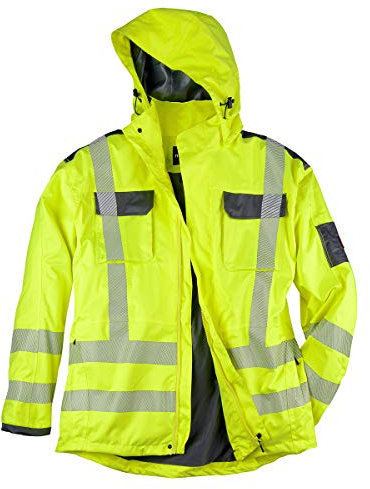 marc&mark XXL Funktions-Warnschutz-/Arbeitsjacke gelb, Größe:4XL