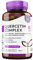 Quercétine 500 mg − 120 gélules vegan - Testé en laboratoire - Mélangées avec Vitamine C 80mg − Naturellement fait à partir d'extrait de fleur de cordage japonais - Dose élevée - Nutravita