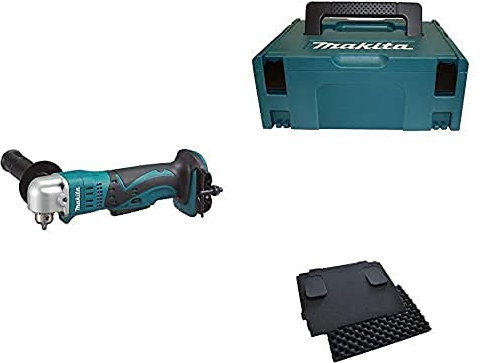 Makita Akku-Winkelbohrmaschine 18,0 V (ohne Akku, ohne Ladegerät) mit ZKBF + MAKPAC + Polster