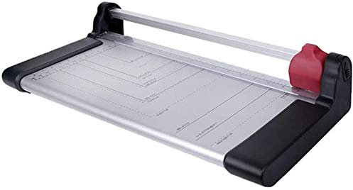 Coupe-papier et massicots Coupe-papier, machine de découpe d'autocollants photo, petit coupe-papier manuel A4, équipement de bureau Rolling Label Work Permit Paper Cutter (Size : 40 * 18.6 * 6.9cm)