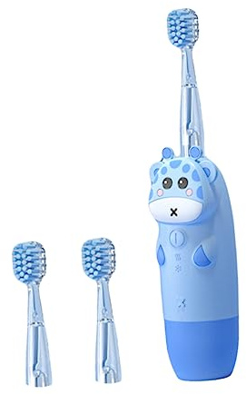 Anneome 1satz Elektrische Zahnbürste Für Junge Mädchen Schallbetriebene Babyzahnbürste Mit Rutschfestem Griff Teiliges Bürstenköpfe Handgriff Fördert Die Zahnhygiene Für Jungen Und