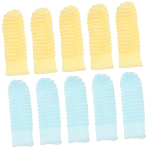 Milisten 10stücke Teiliges Hundefingerzahnbürsten Für Kleine Hunde Und Katzen Weiche Langlebige Zahnpflegebürsten Zur Effektiven Reinigung Schonend Gegen Zahnstein Und Mundgeruch Einfach