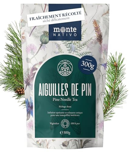 Tallbarrste Monte Nativo (300 g) - 100% rent och naturligt tallte utan tillsatser - Tallbarr som örtte eller som tepresent - Aromatiskt örtte - Fruktte - Varmt eller som iste
