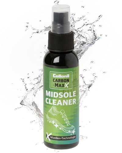 Collonil Maxx Midsole Cleaner 100 ml – Mit Mizellen Technologie - Reinigungsspray für Sneaker-Zwischensohlen – Entfernt Schmutz & Dreck – Präzises Spray für alle Materialien