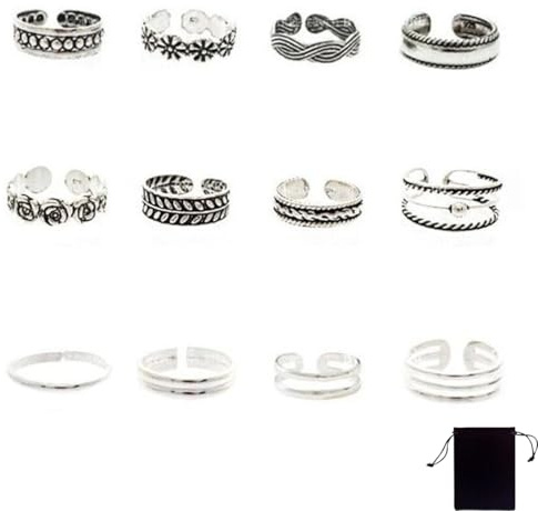 VURYAPI Aneis Aço Inossidável Mulher Anello da donna in acciaio inox anelli da donna regolabili in argento