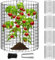 15Pcs Plants Protector from Animals Rustproof 13.7inch Metal Mesh Plants Cages to Keep Animals Out Wire Garden Cloche Plant Protectors for Indoor Outdoor Garden