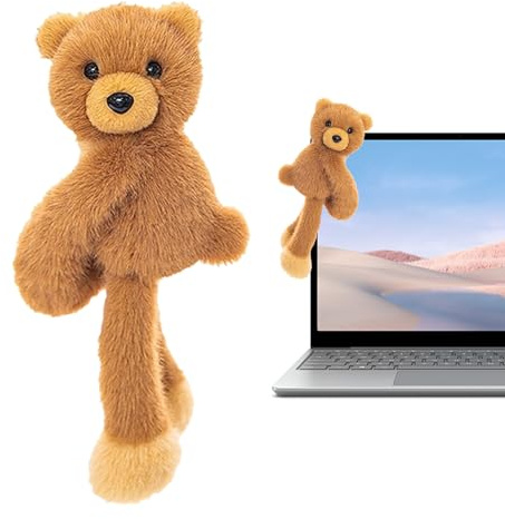 Aimants d’Animaux en Peluche – Décor de réfrigérateur Lapin Ours, Ornement de Chambre d’, décoration de Maison ludique | Présentoir de Table créatif, Accessoire Amusant pour Chambre à Coucher f