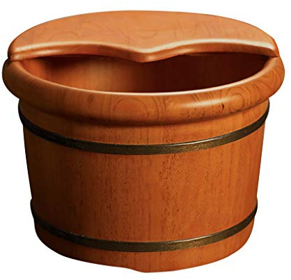 Spa, sauna, bagno, pediluvio con massaggio fatto a mano, vasca for il lavaggio dei piedi secchio for spa