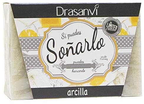 DRASANVI JABÓN DE ARCILLA - ANTIACNÉ - REGULADOR - VEGANO - Ayuda a las pieles grasas - 100g