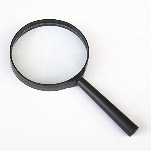 Fliyeong Lupe 10x Handheld-Plastiklupe zum Lernen von Büchern Zeitung und Fehlersuche Kostengünstig und langlebig