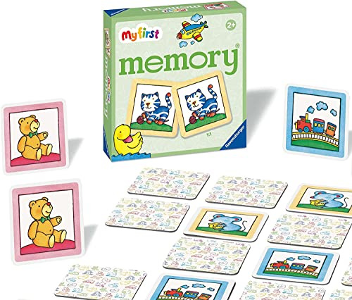 Ravensburger Favorite Things My First Memory® Game for Kids Ages 2 and Up – A Fun & Fast Picture Matching Game