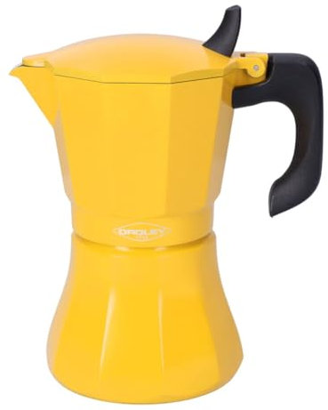 Oroley Cafetera Italiana Petra Mostaza 9 Tazas