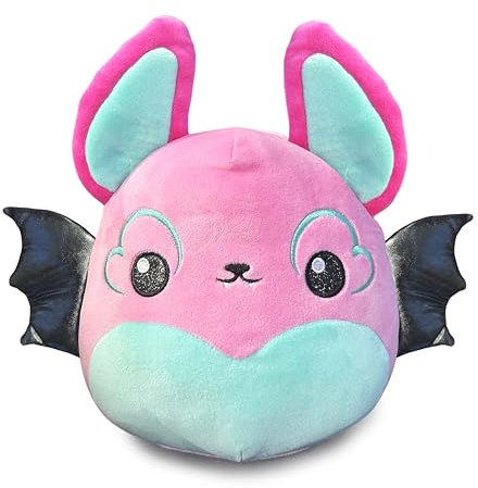 SquishPets Medium - Kuscheltier Hart , Plüsch-Fledermaus , Plüschtier 19 cm zum Kuscheln und Spielen