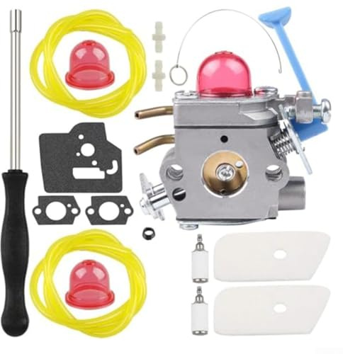 Kit de mantenimiento de recortadora de cuerdas, piezas de repuesto de carburador compatibles con múltiples modelos y marcas