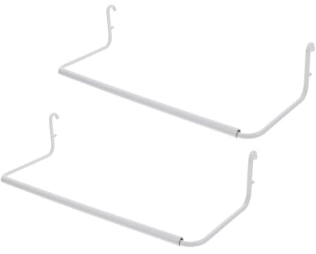 VILLFUL 2piezas Toallero Portarrollos De Toallero Para Tablero Perforado Diseño Extensible