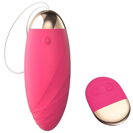 Quintrost Vibrador de Bala, Vibradores Mujer con 10 Modos de Vibración Ajustables, Huevo Vibro Erótico Juguetes Sexuales, Vibradores punto G Impermeable USB para Mujeres Parejas