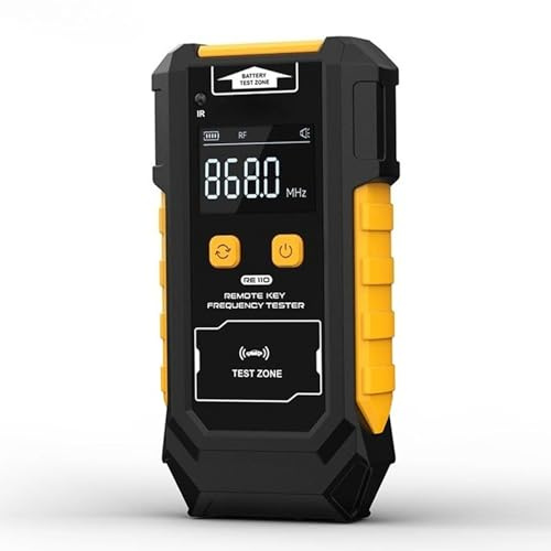 Leftwei Frekvenstestare för Fjärrnyckel, Signaldetektor för Bilnyckel, LCD-skärmtestare med 315 433 868 902MHz-stöd, Idealisk för Garageport, IMMO-stöldskydd och Typ C-ström