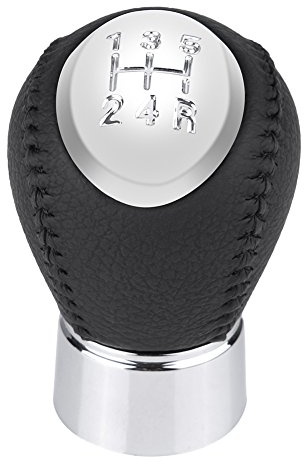 Qiilu Gear Shift Knob, Car Auto 5 Speed Gear Stick Shift Knob Head for 3 5 6 323 626 RX8