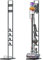 vhbw Staubsaugerhalter Ständer kompatibel mit Dyson V15 Detect Absolute, V15 Detect Complete, V6 Akku-Staubsauger, Handstaubsauger - dunkelgrau