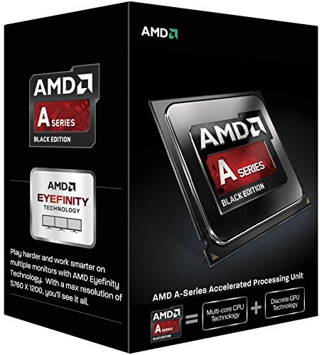 SHUOG AMD APU A10 6700 A10 6700K A10 6700K 3.7GHz Quad Core Quad Thread Procesador de CPU AD6700OKA44HL Socket FM2 sin ventilador SHUOG