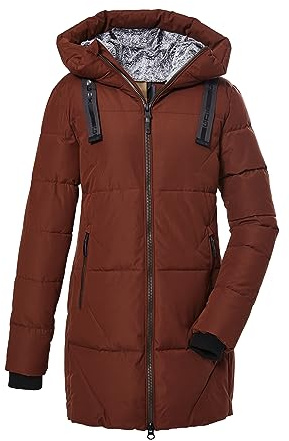 G.I.G.A. DX mujer Chaqueta de invierno/parka funcional con aspecto de plumón y capucha GW 15 WMN QLTD PRK, autumnleaf, 38, 39838-000