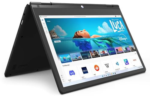 GEO Geoflex 110 11.6 Touchscreen 2-in-1 Laptop Intel Celeron N4020 4GB RAM 64GB SSD 1 Year Subscription to MS 365 Personal Windows 11 S 1 Year Warranty - GE352