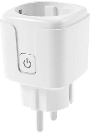 Foppla Zigbee Steckdose, Erfordert Aqara Hub, Smarte Steckdose mit Strommessung, Programmierung, Timer-Modus und Sprachsteuerung, Funktioniert mit HomeKit, Alexa, Google Assistant und SmartThings