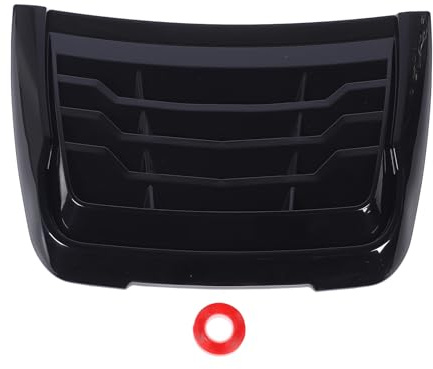 Srliya Coperchio per Sfiato per Sfiato dell'Aria in Cofano con Rivestimento per Aspirazione dell'Aria Glossy Black Black Migliora la Dissipazione di Calore per XLT XLS XL 2015-2022