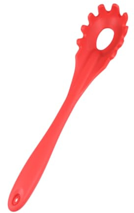 iplusmile Cuchara de Silicona para Espaguetis Utensilio de Cocina Resistente para Uso Doméstico con Diseño Práctico y Almacenamiento Conveniente