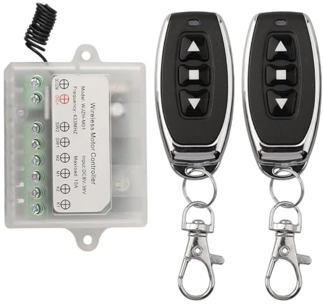 ACOLY 8V till 36V DC-motor trådlös för styrströmbrytare, 10A maxbelastning, fjärrkontroll för elektriska ställdon och linjära motorer