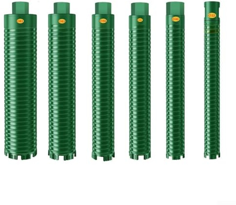 Sumsoctober Broca de núcleo de 370 mm, vástago M22, broca de núcleo resistente, para taladrar hormigón duro y mampostería en situaciones húmedas y secas, rendimiento de larga duración (83 mm)