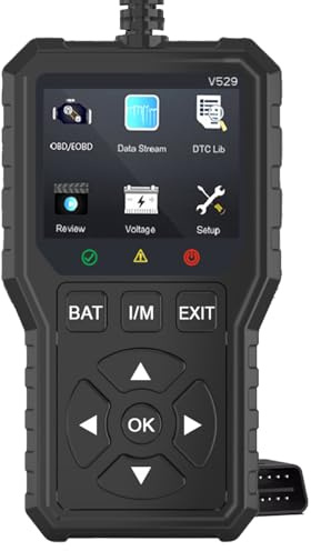 Dispositivo de diagnóstico OBD2 OBD para coche, adaptador de coche, lector de errores con funciones OBDII completas, 10 idiomas DTC para todos los escáneres OBD2