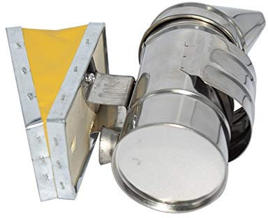 Edelstahl Bee Bienenzucht Raucher Bienenzucht Werkzeuge for Imker Intensive Beehive Raucher Anlagen for die Bienenzucht (Size : Bee Smoker)