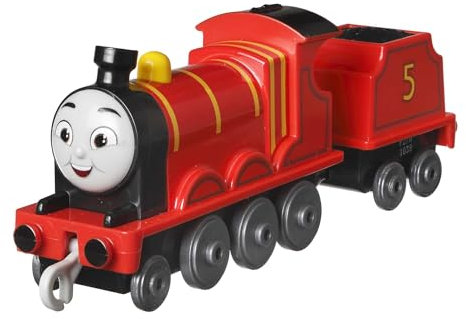 Thomas & seine Freunde Die-Cast-Spielzeuglok James zum Schieben für Kinder im Kindergartenalter, ab 3 Jahren, HDY62