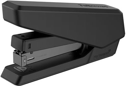 Fellowes Tacker LX850 Easy-Press Hefter mit Microban Technologie - 25 Blatt Kapazität - Vollstreifen Heftgerät für 24/6mm und 26/6mm Hefklammern - schwarz - 1 Stück